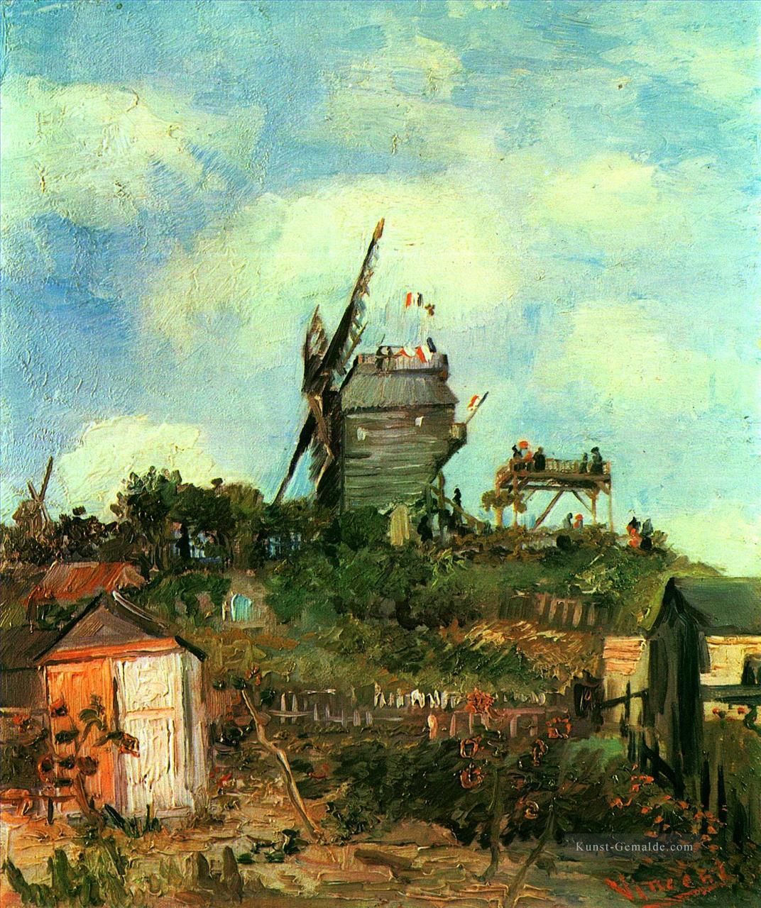 Le Moulin de la Galette 3 Vincent van Gogh Ölgemälde
